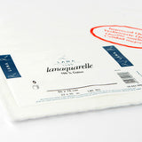 76 x 56 cm - paquete papel acuarela grano grueso 300 g Lanaquarelle - 5 pliegos