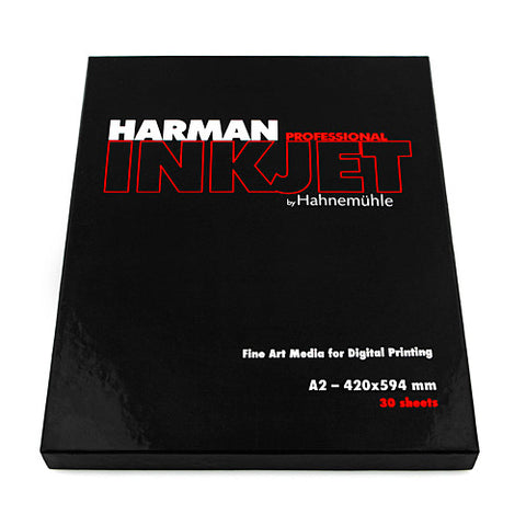 A2 - Harman by Hahnemühle Gloss Art Fibre Warmtone 300 g - 30 hojas