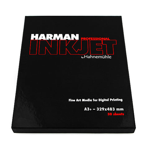 A3+ Harman by Hahnemühle Gloss Art Fibre 300 g - 30 hojas