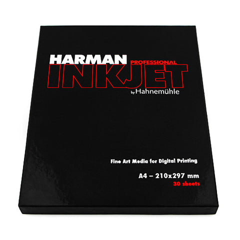 A4 - Harman by Hahnemühle Gloss Art Fibre 300 g - 30 hojas