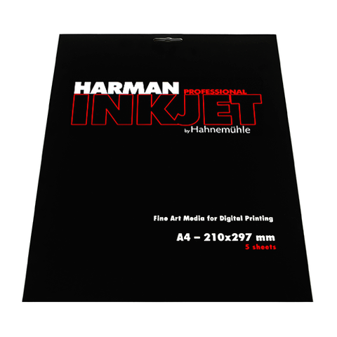 A4 - Muestras Harman by Hahnemühle Gloss Art Fibre 300 g - 5 hojas
